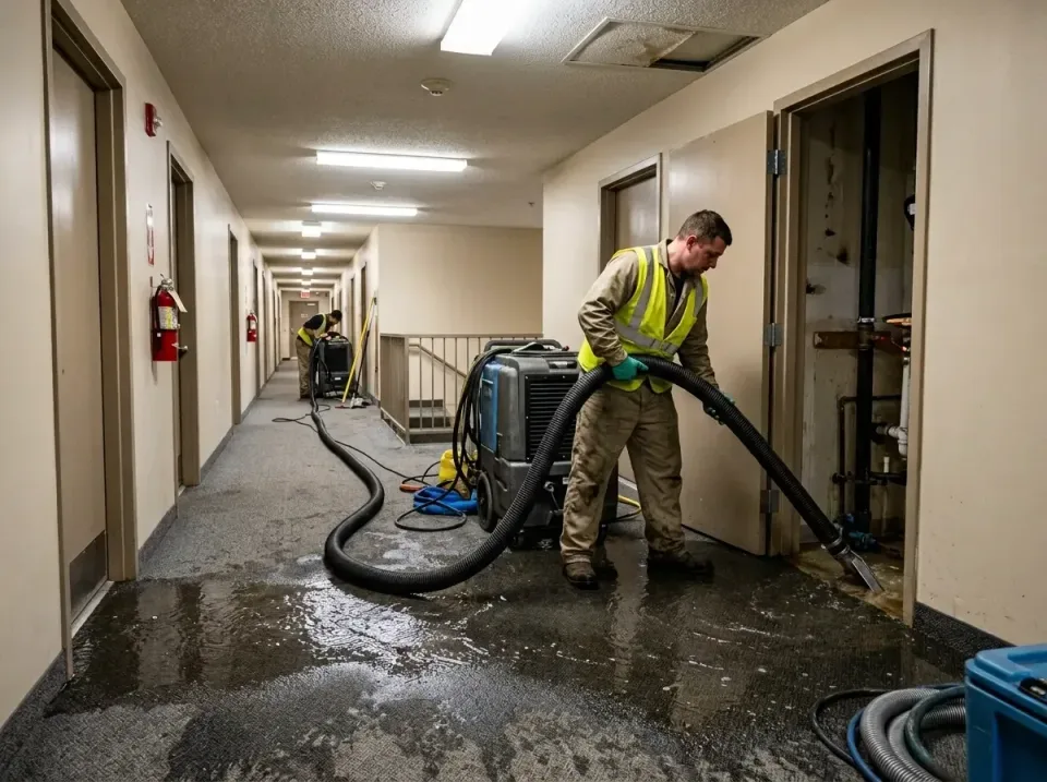 multi-unit-apartment-hallway-f-005 — frequently asked questions, Emergency Burst Pipe Water Extraction & Removal in Mendota,…